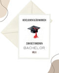 Bachelor Abschluss Karte